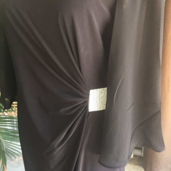 HOST PICK  PARTY DRESS Pretty Flutter sleeves Embellish - Picture 6 of 8